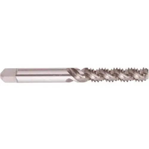 Spiral Flute Tap: 1/4-28, UNF, 3 Flute, Bottoming Chamfer, 3B Class of Fit, High-Speed Steel, Bright/Uncoated Finish Spiral Flute Tap: 1/4-28, UNF, 3 Flute, Bottoming Chamfer, 3B Class of Fit, High-Speed Steel, Bright/Uncoated Finish