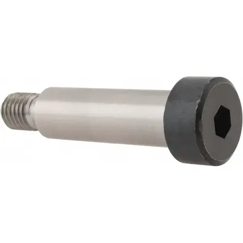 Shoulder Screw: 16 mm Shoulder Dia, 50 mm Shoulder Length, M12x1.75, 18.4 mm Thread Length, 12.9 Alloy Steel, Hex Socket Shoulder Screw: 16 mm Shoulder Dia, 50 mm Shoulder Length, M12x1.75, 18.4 mm Thread Length, 12.9 Alloy Steel, Hex Socket
