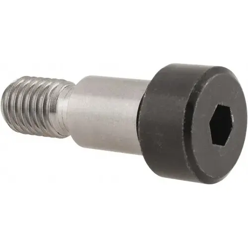 Shoulder Screw: 12 mm Shoulder Dia, 16 mm Shoulder Length, M10x1.50, 16.4 mm Thread Length, 12.9 Alloy Steel, Hex Socket Shoulder Screw: 12 mm Shoulder Dia, 16 mm Shoulder Length, M10x1.50, 16.4 mm Thread Length, 12.9 Alloy Steel, Hex Socket
