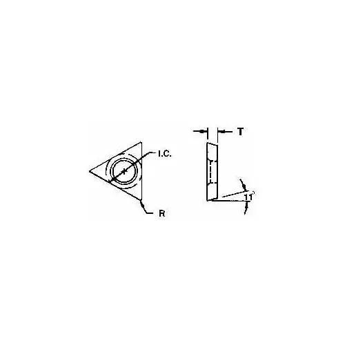 Boring Insert: TPGB215 CVM2, Solid Carbide Titanium Nitride