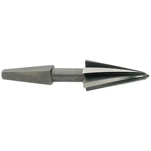 3-5/8" Diam, 1-1/2" Small End Diam, 1-1/2" Diam T-Handle Shank, 3-7/8" Flute, Repairman's Reamer