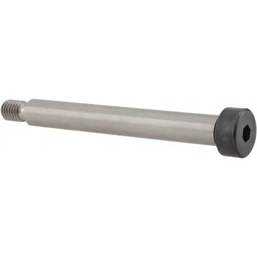 Shoulder Screw: 10 mm Shoulder Dia, 80 mm Shoulder Length, M8x1.25, 13.25 mm Thread Length, 12.9 Alloy Steel, Hex Socket