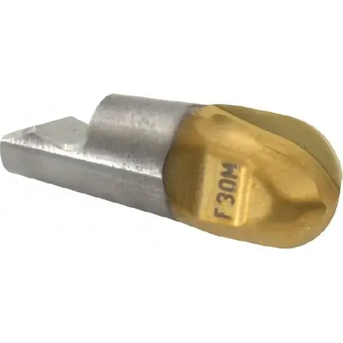 Ball Nose Replaceable Milling Tip: MM100.375B90PM04 F30M F30M, Carbide TiAlN