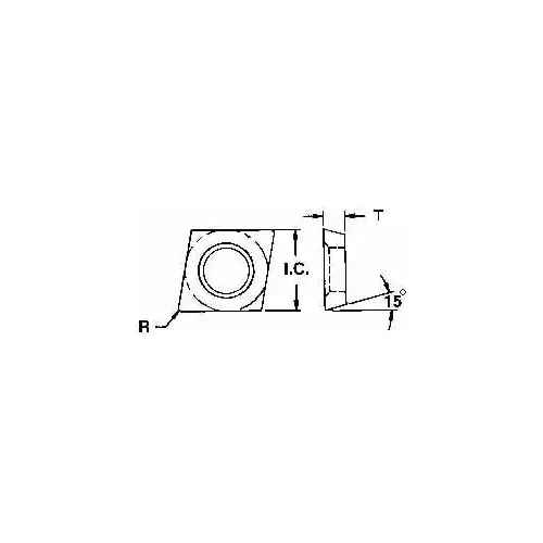 Boring Insert: CDCD07 CVM2, Solid Carbide - pack of 10