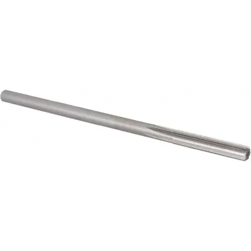 Chucking Reamer: 0.29" Dia, 6" OAL, 1-1/2" Flute Length, Straight Shank, High Speed Steel Bright (Polished) Chucking Reamer: 0.29" Dia, 6" OAL, 1-1/2" Flute Length, Straight Shank, High Speed Steel Bright (Polished)