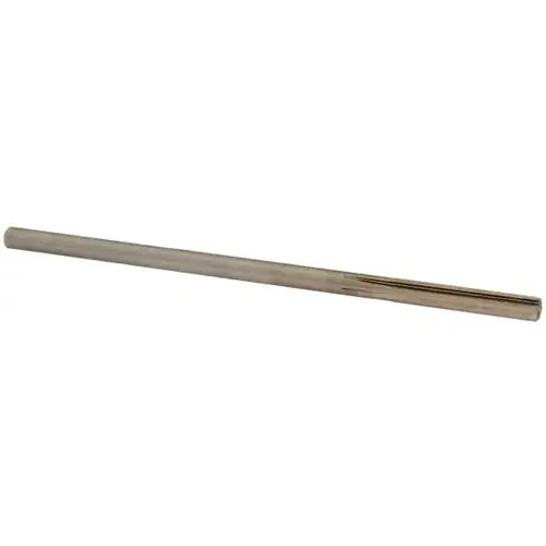 Chucking Reamer: 0.257" Dia, 6" OAL, 1-1/2" Flute Length, Straight Shank, High Speed Steel Bright (Polished)