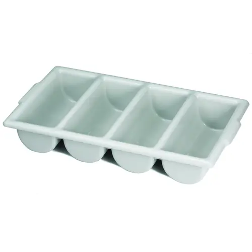 Tablecraft 4 Compartment Plastic Silverware Bin, 1 Each Tablecraft 4 Compartment Plastic Silverware Bin, 1 Each