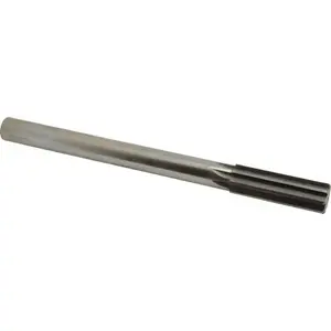 Alvord Polk 209 Chucking Reamer: 7/8" Dia, 10" OAL, 2-5/8" Flute Length, Straight Flute, Straight Shank, High Speed Steel Bright/Uncoated