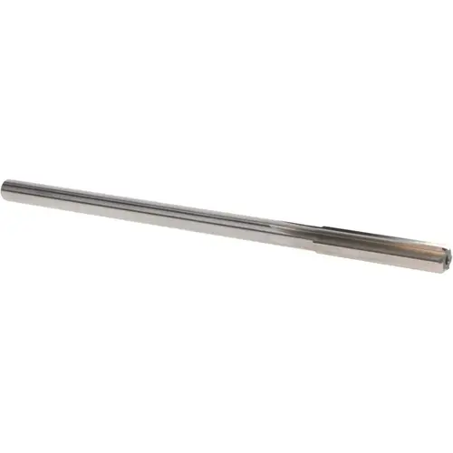 Chucking Reamer: 0.3135" Dia, 6" OAL, 1-1/2" Flute Length, Straight-Cylindrical Shank, HSS Bright/Uncoated Chucking Reamer: 0.3135" Dia, 6" OAL, 1-1/2" Flute Length, Straight-Cylindrical Shank, HSS Bright/Uncoated