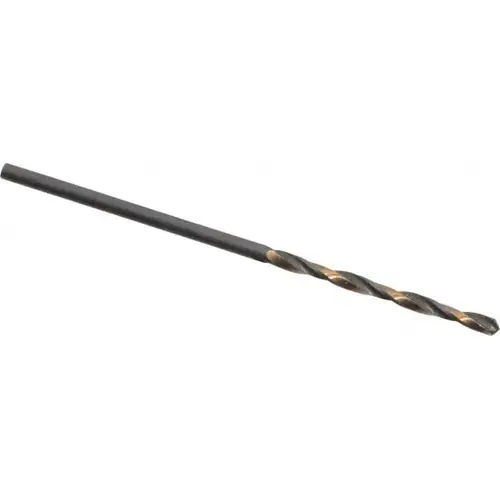 Jobber Length Drill Bit: 1/16" Dia, 118 degree, High Speed Steel Oxide