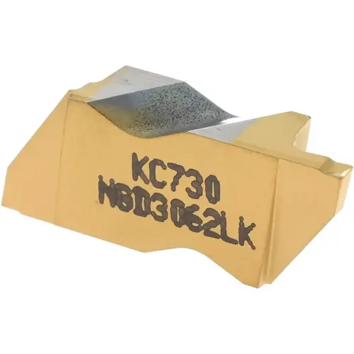 Grooving Insert: NGD3062K KC730, Solid Carbide TiN Grooving Insert: NGD3062K KC730, Solid Carbide TiN