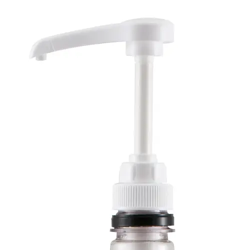 Plastic Bottle Pump 1/4 oz Wht