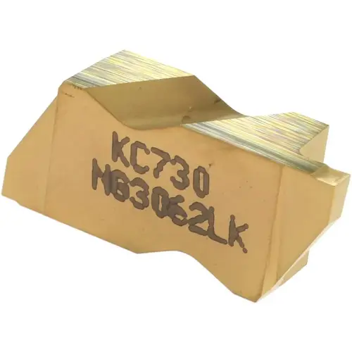Grooving Insert: NG3062K KC730, Solid Carbide TiN Grooving Insert: NG3062K KC730, Solid Carbide TiN