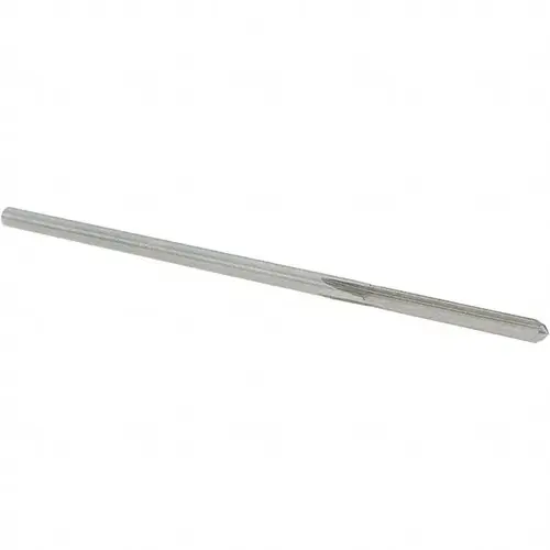 Chucking Reamer: 0.117" Dia, 3-1/2" OAL, 7/8" Flute Length, Straight Shank, High Speed Steel Bright (Polished) Chucking Reamer: 0.117" Dia, 3-1/2" OAL, 7/8" Flute Length, Straight Shank, High Speed Steel Bright (Polished)