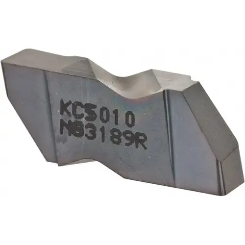 Grooving Insert: NG3189 KC5010, Solid Carbide TiAlN Grooving Insert: NG3189 KC5010, Solid Carbide TiAlN