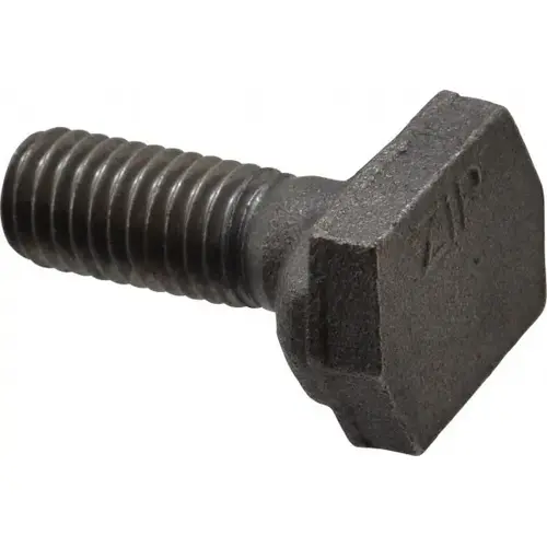 Steel T-Slot Bolt: 1/2-13, 1" Thread Length, 1/2" Slot Width, Uncoated Steel T-Slot Bolt: 1/2-13, 1" Thread Length, 1/2" Slot Width, Uncoated