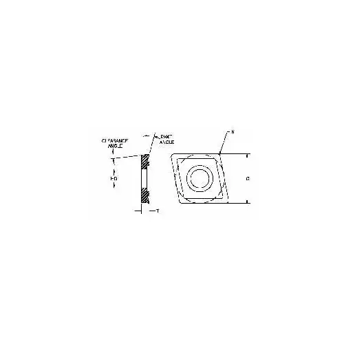 Boring Insert: CCMT121615 TT, Solid Carbide TiN/TiC/TiN