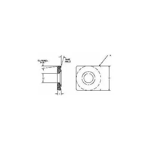 Boring Insert: SCMT124715 TT, Solid Carbide TiN