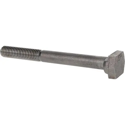 Steel T-Slot Bolt: 1/2-13, 1-1/2" Thread Length, 1/2" Slot Width, Uncoated Steel T-Slot Bolt: 1/2-13, 1-1/2" Thread Length, 1/2" Slot Width, Uncoated