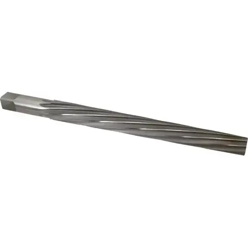 Taper Pin Reamer: #14 Pin, 1.25" Small End, 1.542" Large End, High Speed Steel Bright/Uncoated Taper Pin Reamer: #14 Pin, 1.25" Small End, 1.542" Large End, High Speed Steel Bright/Uncoated