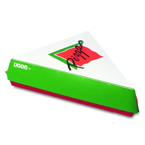 Dixie Fits Small Pizza Slice Italian Carryout Carton, 500 Count