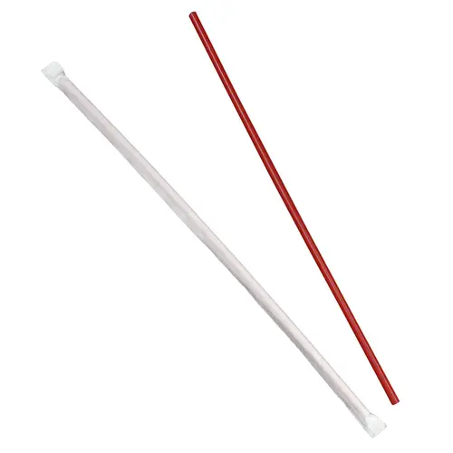 DIXIE STRAW 12 INCH JUMBO WRAPPED