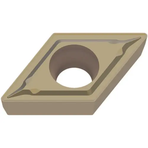 Turning Inserts; Relief Angle: 7.000 ; Insert Style: DCMT ; Corner Radius (mm): 0.40 ; Corner Radius (Inch): 1/64 ; Corner Radius (Decimal Inch): 0.0156 ; Included Angle: 55.00 CVD Turning Inserts; Relief Angle: 7.000 ; Insert Style: DCMT ; Corner Radius (mm): 0.40 ; Corner Radius (Inch): 1/64 ; Corner Radius (Decimal Inch): 0.0156 ; Included Angle: 55.00 CVD