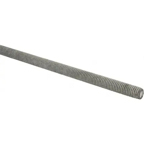 General-Purpose Threaded Rod, 1/2-13 x 2 , UNC , Steel , 36 , Hot-Dipped Galvanized Finish - pack of 2