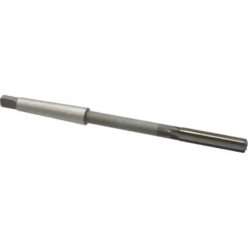 Chucking Reamer: 3/8" Dia, 7" OAL, 1-3/4" Flute Length, Morse Taper Shank, HSS Bright/Uncoated Chucking Reamer: 3/8" Dia, 7" OAL, 1-3/4" Flute Length, Morse Taper Shank, HSS Bright/Uncoated