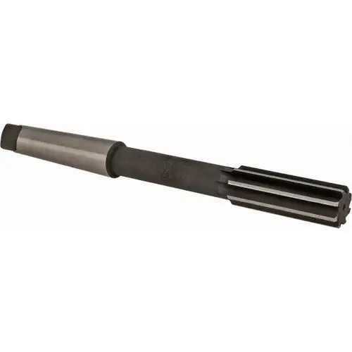 Chucking Reamer: 15/16" Dia, 10" OAL, 2-5/8" Flute Length, Morse Taper Shank, High Speed Steel Bright (Polished) Chucking Reamer: 15/16" Dia, 10" OAL, 2-5/8" Flute Length, Morse Taper Shank, High Speed Steel Bright (Polished)