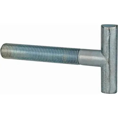 Steel T-Strap Bolt: 1/2-20, 2-1/2" Thread Length, Zinc-Plated