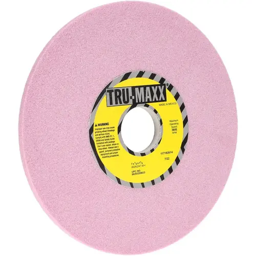Surface Grinding Wheel: 7" Dia, 1/4" Thick, 1-1/4" Hole, 60 Grit, I Hardness Surface Grinding Wheel: 7" Dia, 1/4" Thick, 1-1/4" Hole, 60 Grit, I Hardness