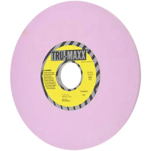 Surface Grinding Wheel: 7" Dia, 1/4" Thick, 1-1/4" Hole, 150 Grit, K Hardness Surface Grinding Wheel: 7" Dia, 1/4" Thick, 1-1/4" Hole, 150 Grit, K Hardness