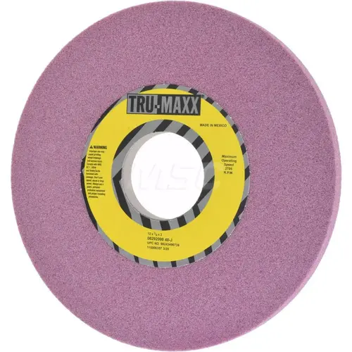 Surface Grinding Wheel: 12" Dia, 3/4" Thick, 3" Hole, 46 Grit, J Hardness Surface Grinding Wheel: 12" Dia, 3/4" Thick, 3" Hole, 46 Grit, J Hardness