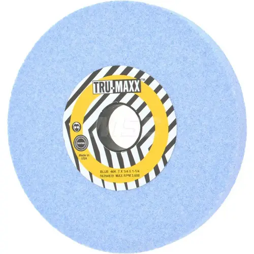 Surface Grinding Wheel: 7" Dia, 3/4" Thick, 1-1/4" Hole, 46 Grit, K Hardness Surface Grinding Wheel: 7" Dia, 3/4" Thick, 1-1/4" Hole, 46 Grit, K Hardness