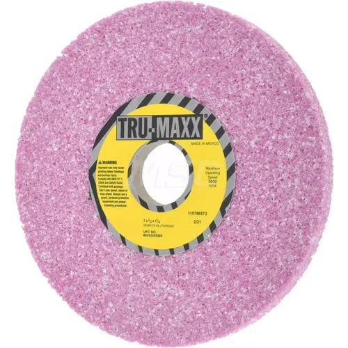 Surface Grinding Wheel: 7" Dia, 1/2" Thick, 1-1/4" Hole, 46 Grit, J Hardness Surface Grinding Wheel: 7" Dia, 1/2" Thick, 1-1/4" Hole, 46 Grit, J Hardness