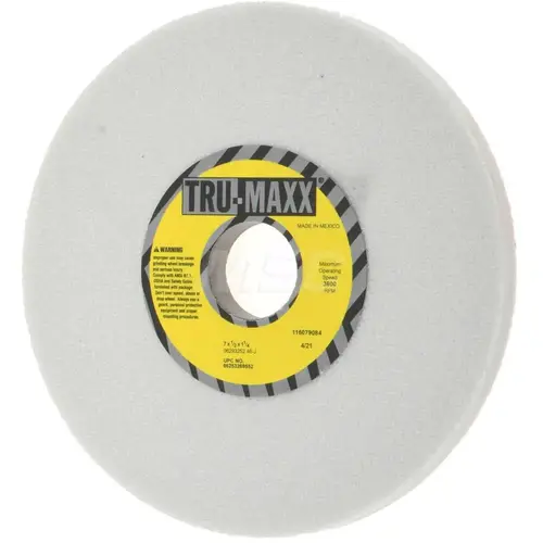 Surface Grinding Wheel: 7" Dia, 1/2" Thick, 1-1/4" Hole, 46 Grit, J Hardness Surface Grinding Wheel: 7" Dia, 1/2" Thick, 1-1/4" Hole, 46 Grit, J Hardness