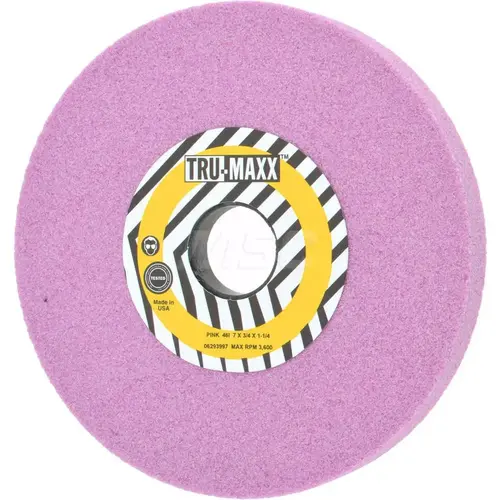 7" Diam x 1-1/4" Hole x 3/4" Thick, I Hardness, 46 Grit Surface Grinding Wheel 7" Diam x 1-1/4" Hole x 3/4" Thick, I Hardness, 46 Grit Surface Grinding Wheel