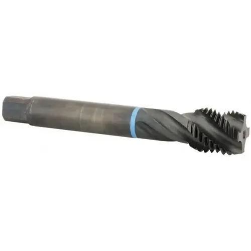 Spiral Flute Tap: M30x3.50 Metric Coarse, 4 Flutes, Modified Bottoming, 6H Class of Fit, Cobalt, Oxide Coated Spiral Flute Tap: M30x3.50 Metric Coarse, 4 Flutes, Modified Bottoming, 6H Class of Fit, Cobalt, Oxide Coated