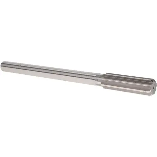 Chucking Reamer: 20 mm Dia, 9-1/2" OAL, 2-1/2" Flute Length, Straight Flute, Straight Shank, High Speed Steel Bright (Polished) Chucking Reamer: 20 mm Dia, 9-1/2" OAL, 2-1/2" Flute Length, Straight Flute, Straight Shank, High Speed Steel Bright (Polished)