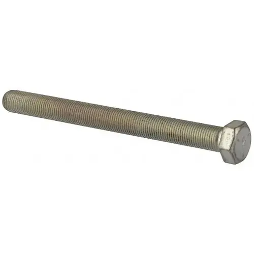 Hex Head Cap Screw: 1/2-20 x 5-1/2", Grade 5 Steel, Zinc-Plated Hex Head Cap Screw: 1/2-20 x 5-1/2", Grade 5 Steel, Zinc-Plated