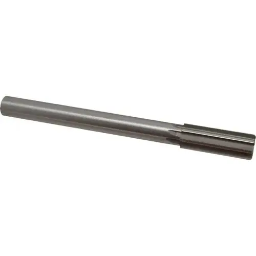 Chucking Reamer: 1-1/16" Dia, 10-1/2" OAL, 2-3/4" Flute Length, Straight Shank, High Speed Steel Bright (Polished) Chucking Reamer: 1-1/16" Dia, 10-1/2" OAL, 2-3/4" Flute Length, Straight Shank, High Speed Steel Bright (Polished)