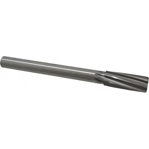 Chucking Reamer: 1-1/16" Dia, 10-1/2" OAL, 2-3/4" Flute Length, Straight Shank, High Speed Steel Bright (Polished) Chucking Reamer: 1-1/16" Dia, 10-1/2" OAL, 2-3/4" Flute Length, Straight Shank, High Speed Steel Bright (Polished)
