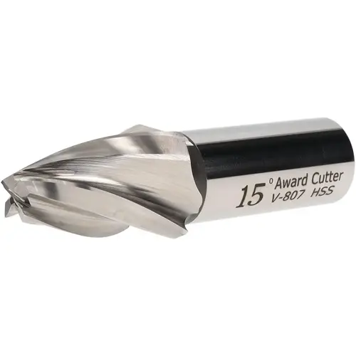 Tapered End Mill: 15 degree per Side, 1/2" Small Dia, 1-3/4" LOC, 4 Flutes, High Speed Steel, Square End Uncoated Tapered End Mill: 15 degree per Side, 1/2" Small Dia, 1-3/4" LOC, 4 Flutes, High Speed Steel, Square End Uncoated