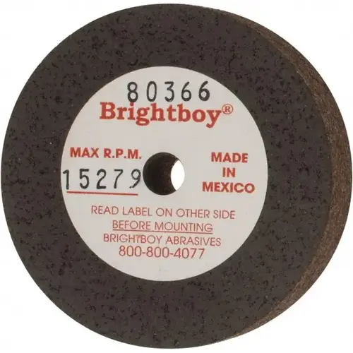 Surface Grinding Wheel: 2" Dia, 1/2" Thick, 1/4" Hole, 46 Grit Surface Grinding Wheel: 2" Dia, 1/2" Thick, 1/4" Hole, 46 Grit