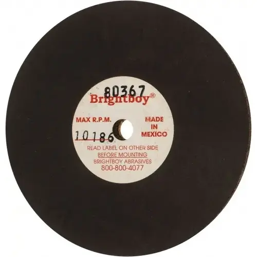 Surface Grinding Wheel: 3" Dia, 1/8" Thick, 1/4" Hole, 46 Grit Surface Grinding Wheel: 3" Dia, 1/8" Thick, 1/4" Hole, 46 Grit