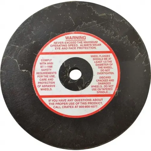 Surface Grinding Wheel: 6" Dia, 1/2" Thick, 1/2" Hole, 46 Grit Surface Grinding Wheel: 6" Dia, 1/2" Thick, 1/2" Hole, 46 Grit