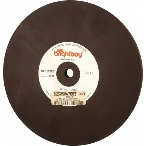 Surface Grinding Wheel: 8" Dia, 1/2" Thick, 1/2" Hole, 46 Grit Surface Grinding Wheel: 8" Dia, 1/2" Thick, 1/2" Hole, 46 Grit