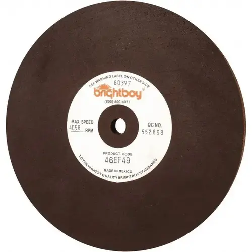 Surface Grinding Wheel: 8" Dia, 1/2" Thick, 1/2" Hole, 46 Grit Surface Grinding Wheel: 8" Dia, 1/2" Thick, 1/2" Hole, 46 Grit