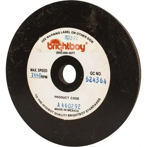 Surface Grinding Wheel: 4" Dia, 1/4" Thick, 1/2" Hole, 46 Grit Surface Grinding Wheel: 4" Dia, 1/4" Thick, 1/2" Hole, 46 Grit